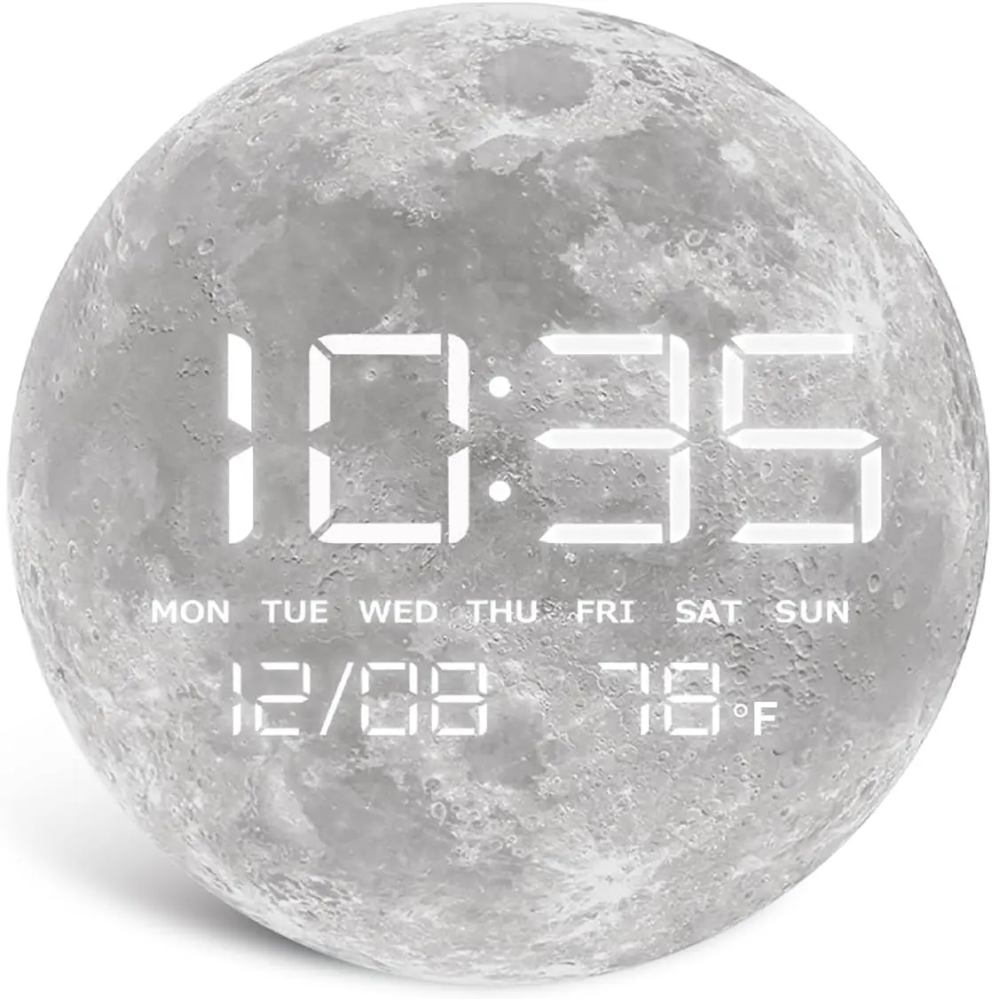 

LED Digital Wall Clock Temperature Date Time Multi-function Display Living Room Home Bedroom Silent Clock Fashion Wall Clock