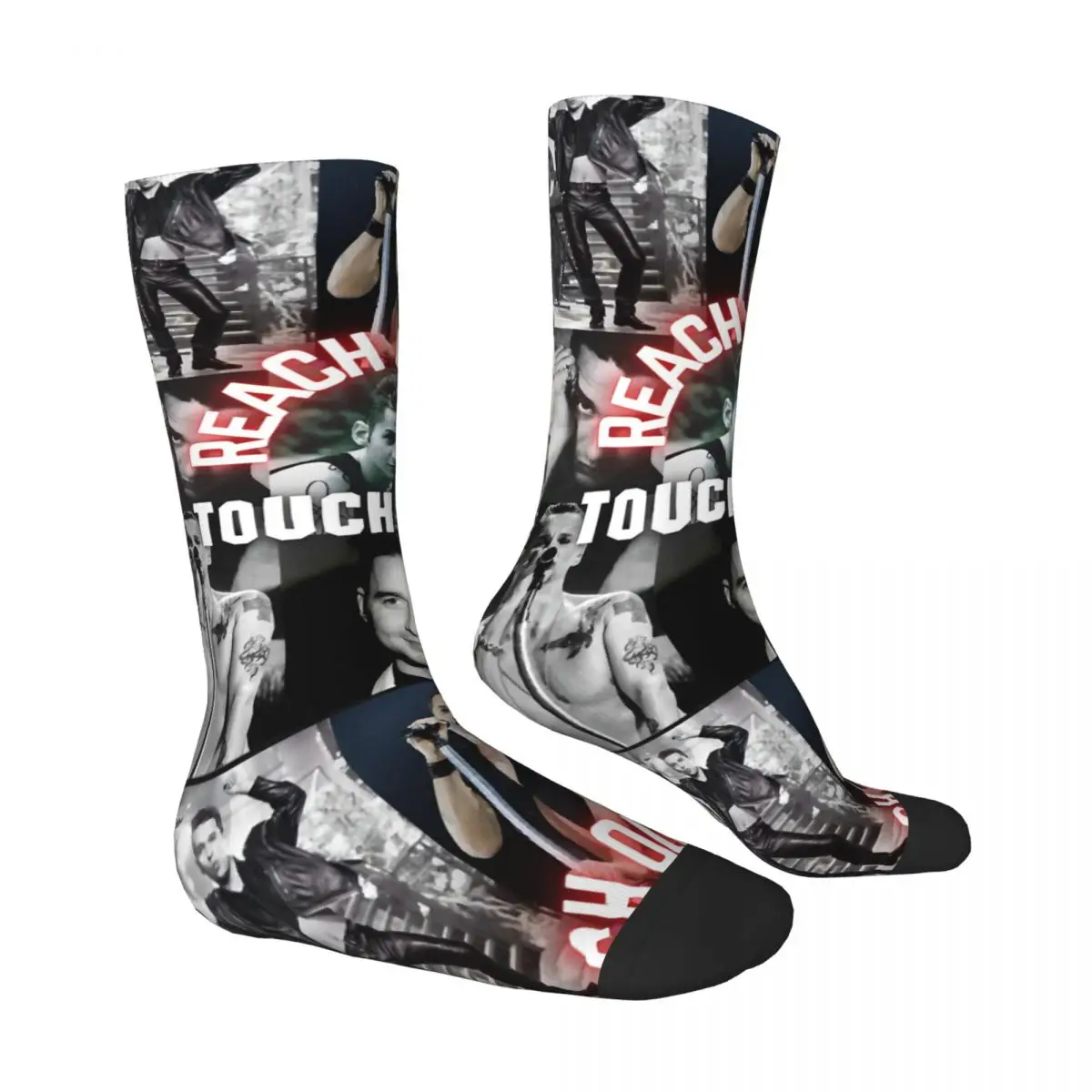 Dave Gahan Reach Out Stockings Graphic Funny Socks Spring Non Skid Socks Men's Climbing Breathable Socks