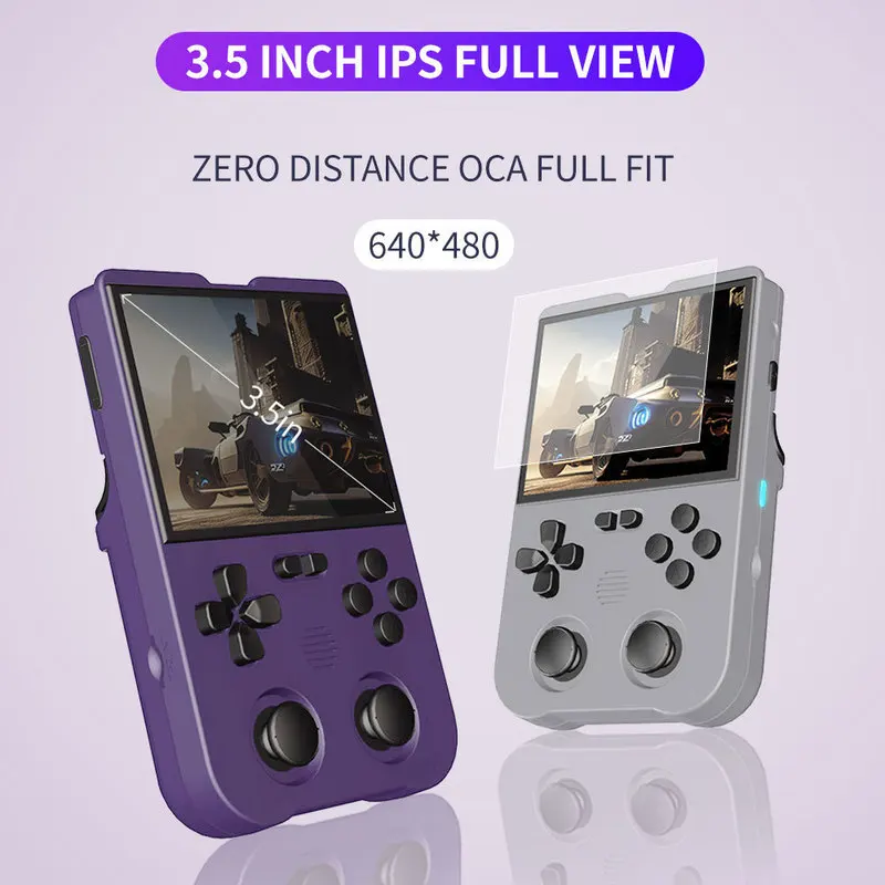 New Xu10 3.5-Inch Ips 640 * 480 Handheld Game Console Fc Retro Nostalgic Game Console Dual Joystick Psp Simulation Linux