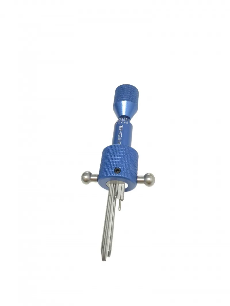 Professional KABA MUL-78 Key Decoder Tool Positive Groove AB Positioning One-Character Locksmith Tool Lock Opening Tool