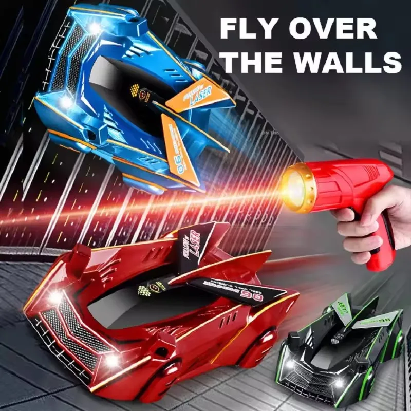 

Радиоуправляемая машинка на ИК-управлении: лазерное отслеживание, подъем по стенам и потолкам, дрифт, антигравитационная езда, игрушка для мальчиков