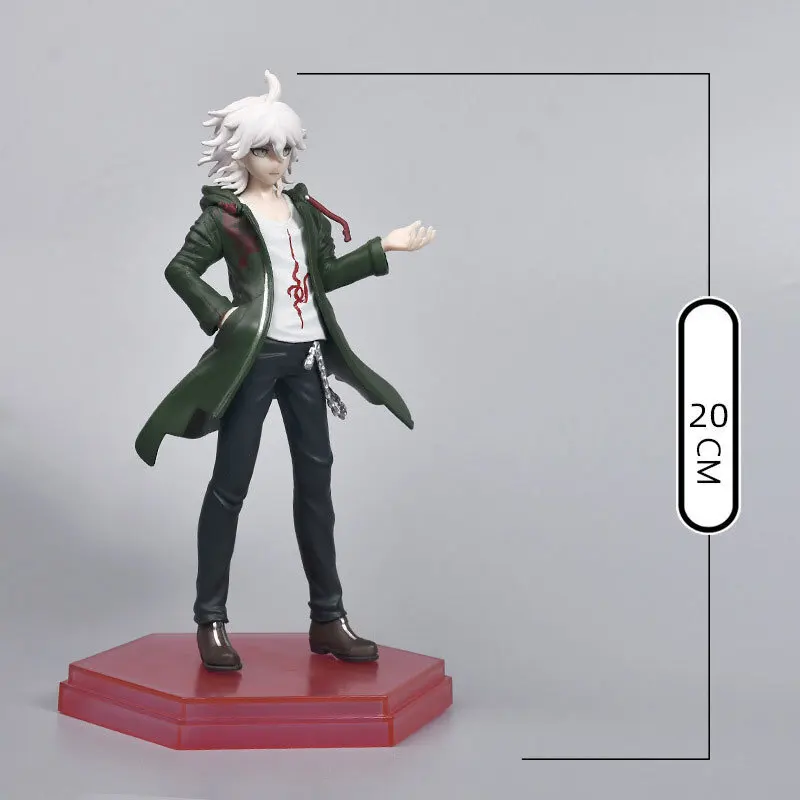 Danganronpa Figure Nagito Komaeda Action Figure 20cm PVC Anime Game Figure Model Collection Model Toys Gift Christmas Gift