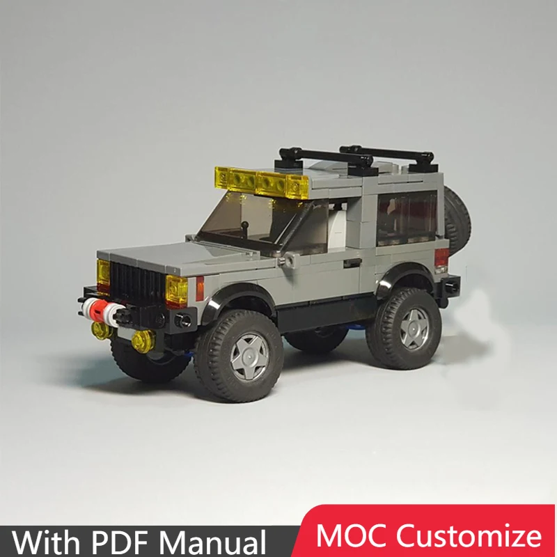 

272 шт., серые строительные блоки для внедорожников, модель собранной игрушки для детей, образовательный фестиваль, сюрприз, подарок на день рождения