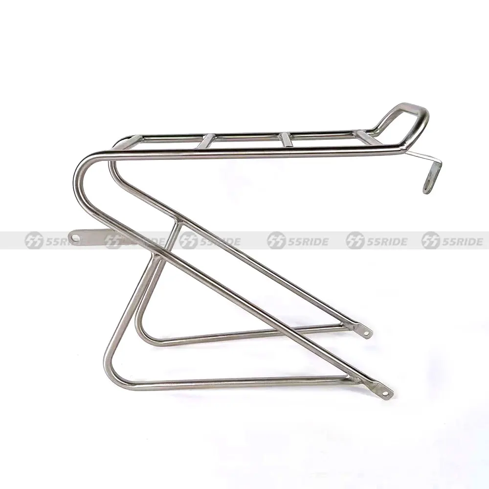 Titanium Alloy Gravel Road Front Shelf, Travel Bike Pallet Rack, Long-Distance Bicycle Rack