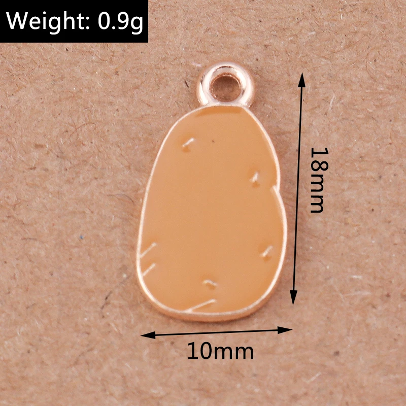 10 Stück Niedliche Emaille-Gemüse-Auberginen-Anhänger für DIY-Schmuckherstellung, Armbänder, Halsketten, Ohrringe und Bastelzubehör – Detail 21