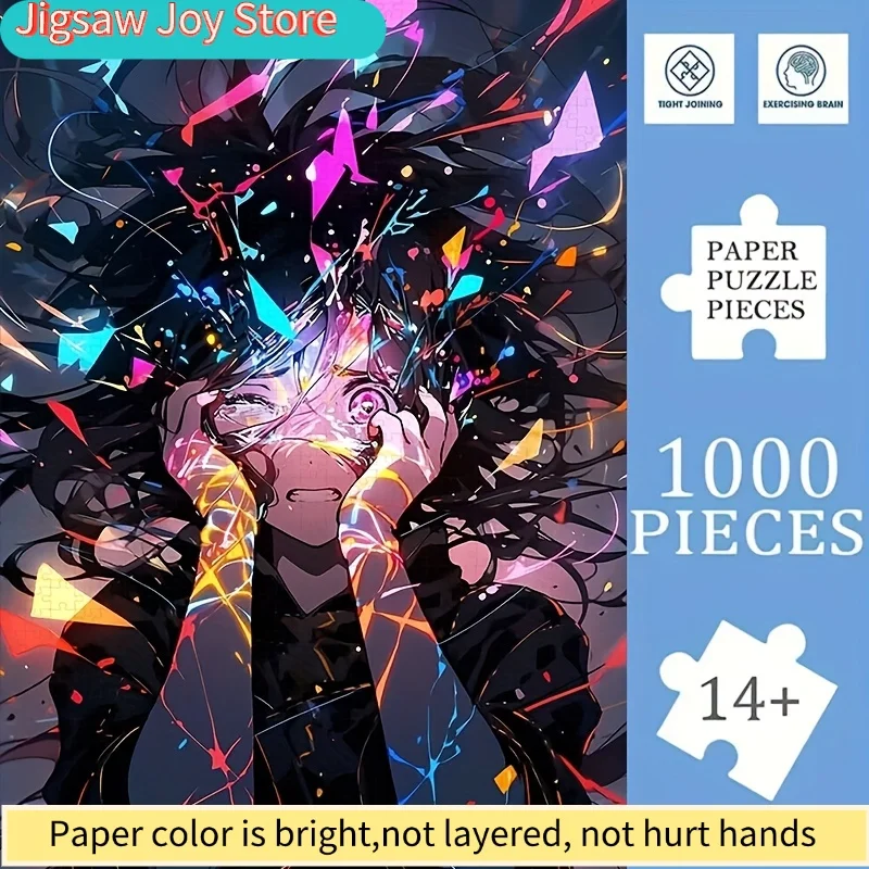 

Пазл с аниме-дизайном, идеально подходит для семейного досуга, развивающих игр и в качестве подарка на Рождество.