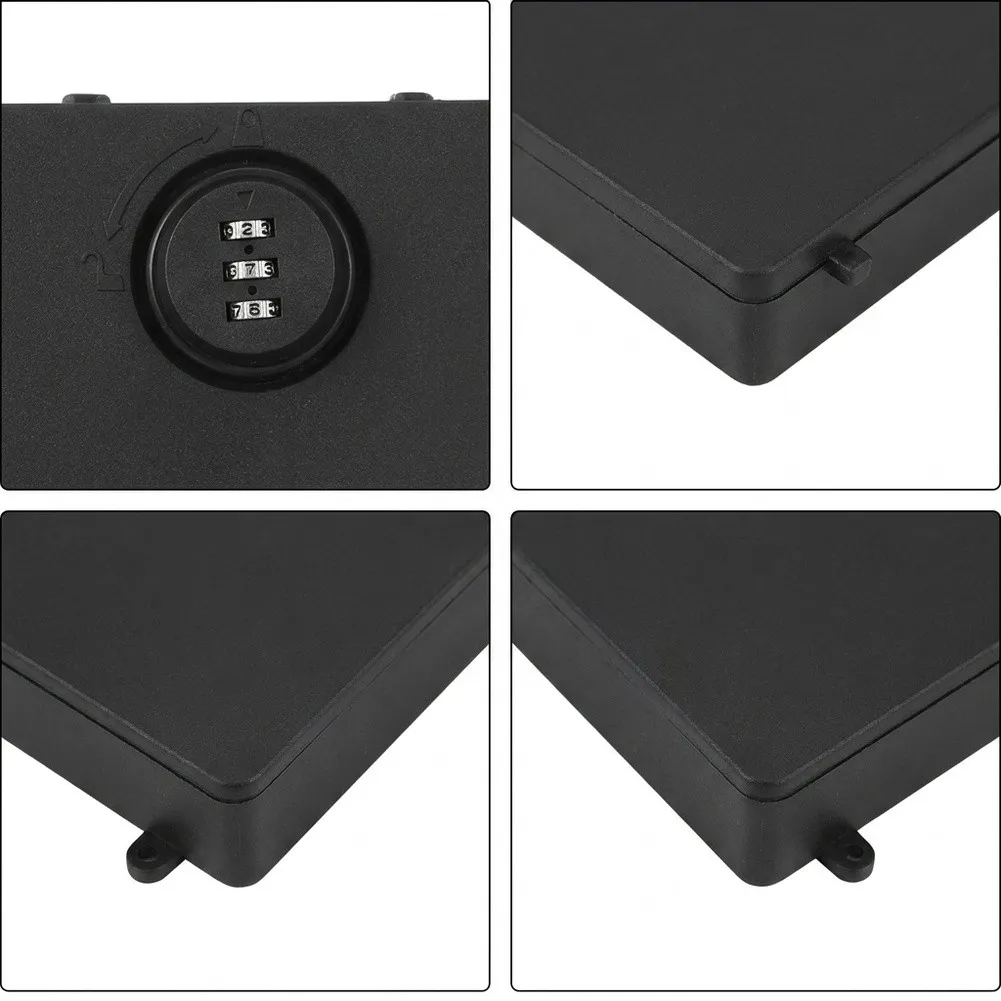 for code for Lock Organizer Center Console for Lock Box For Secure Parking Black Integrated for code Lock Design Sleek Black