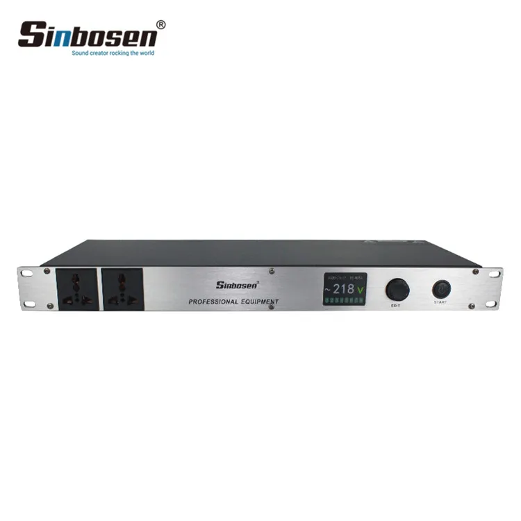 Sinbosen professional audio karaoke sound system AS-01 8+2 channels power sequence controller