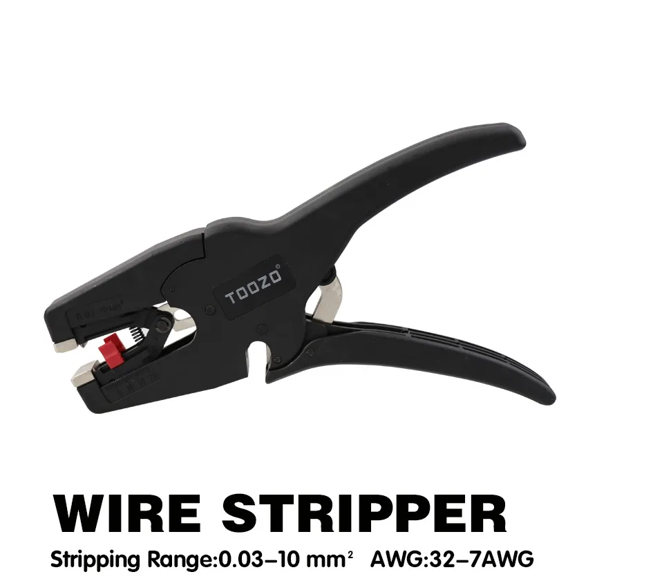 Abisolierzange, Abisolierzange, automatisch, 0,08–10 mm, 32–7 AWG, Schneider, Kabelschere, D3, Multitool, einstellbare Präzision – Detail 1