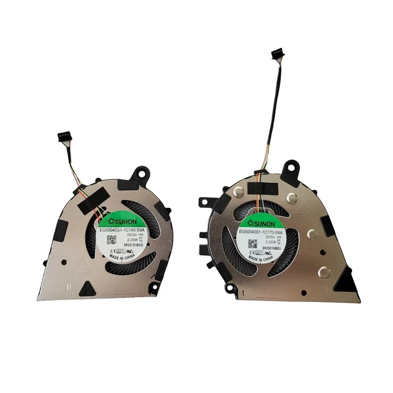 New CPU and GPU Cooling Fan IdeaPadFLEX-14API FLEX-15API FLEX-14IML FLEX-14IWL C340-14API C340-14IML C340-14IWL DC5V