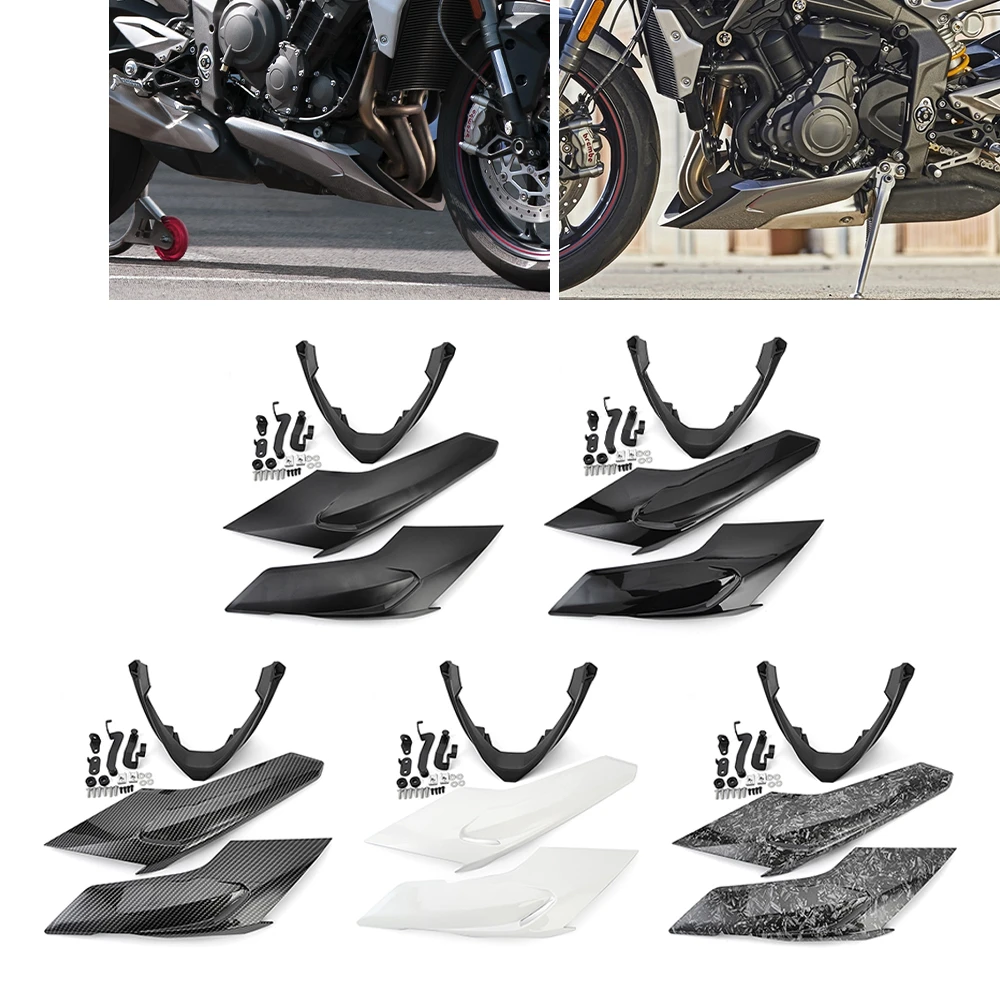 

765RS 765R нижний спойлер двигателя, корпус, защита обтекателя, защита шасси, щит для Street Triple 765 R RS 2020 2021 2022