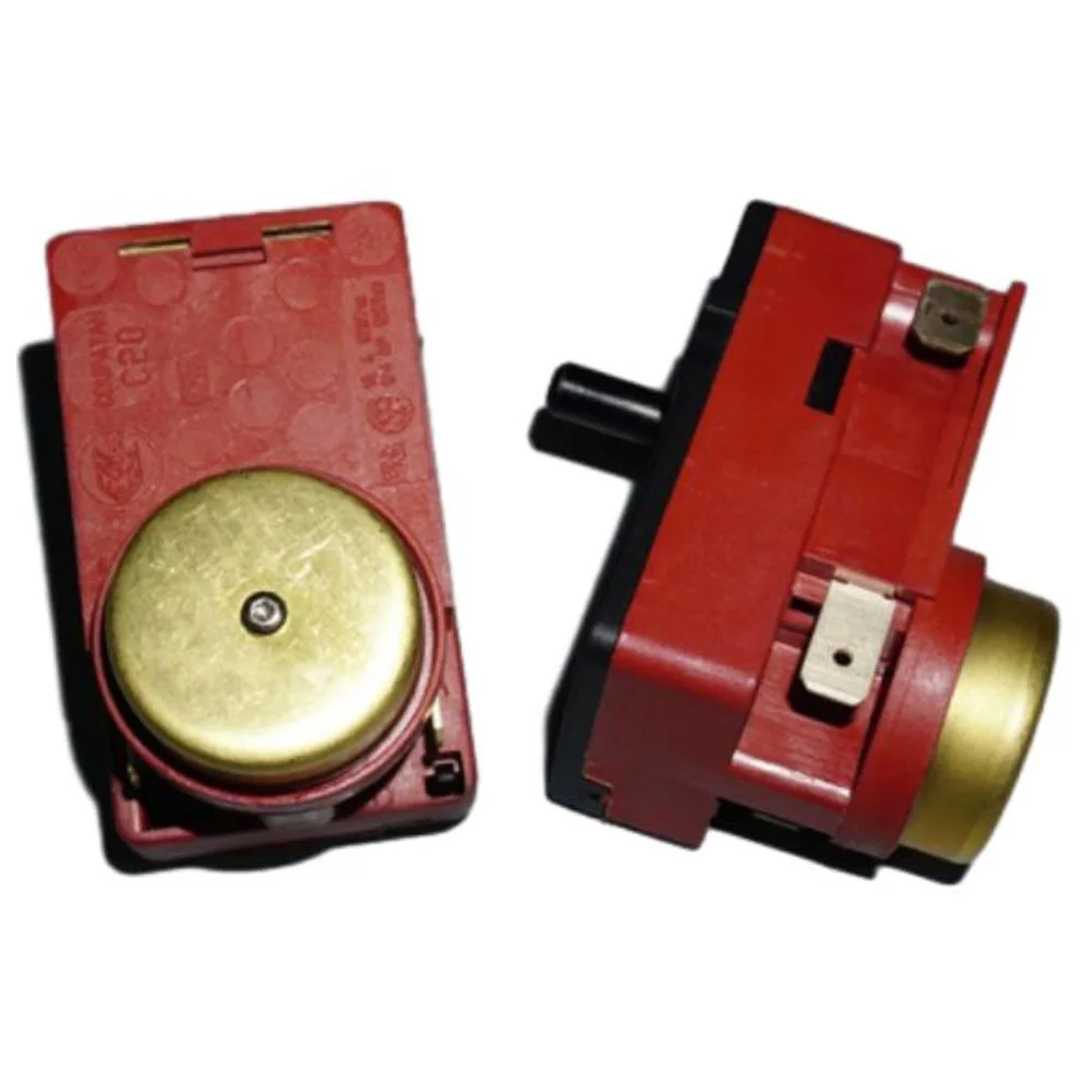 C20 Mechanical Timer Switch 1/4 HP DC120V 16A 90 Minute Time Mechanical Timer with Copper Bell Reminder 2 Sets Contacts