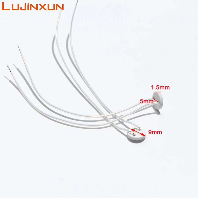 

LUJINXUN Miniature Alumina Heating Element Heater Diameter 9MM 1.5mm Thick 5V12V24V Industrial Grade Circular Ceramic Heater 1pc