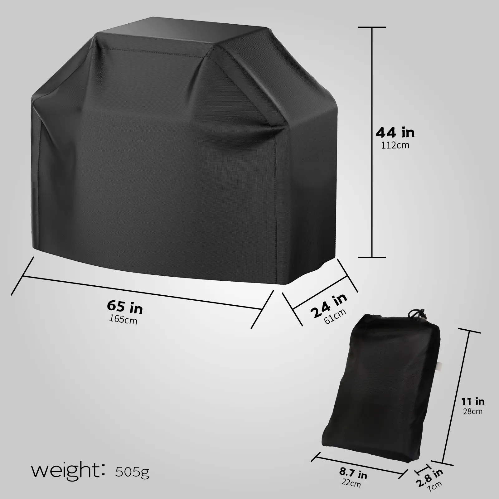 Multiple Size Grill Cover, Heavy Duty Waterproof Barbecue Gas
