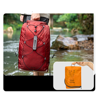 20L Waterproof Dry Bag Backpack - Lightweight Foldable Skin Pack With Storage Bag For Kayaking Swimming Outdoor Sports Bag 155g