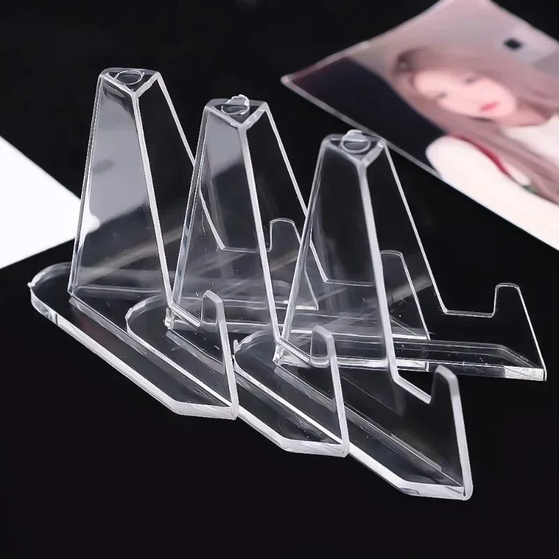 Transparent Magnetic Card Holder 35PT Support Case Set Card Protector Hard Plastic Sleeves Triangle Display Stand Baseball Sport