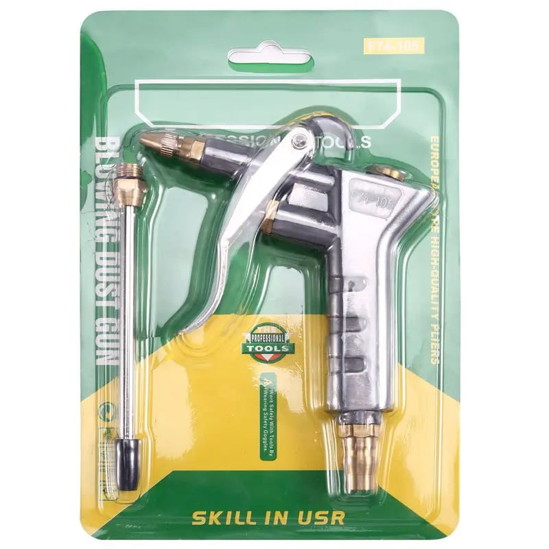 pistola-de-ar-metalica-abks-com-bico-de-latao-ajustavel-e-extensao-de-aco-ideal-para-aplicacoes-de-limpeza-completa