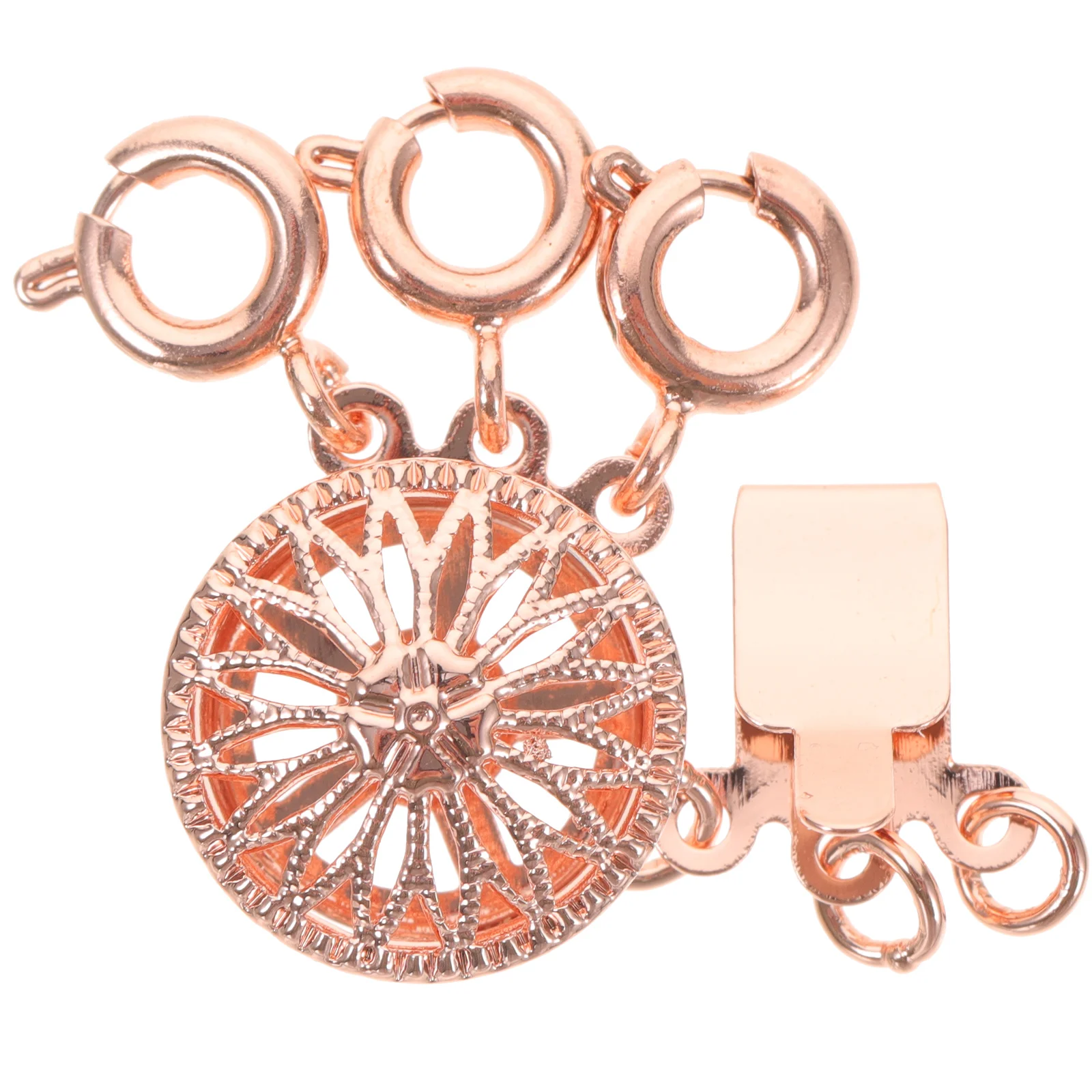

Sunflower Necklace Necklace Separator For Layering Clasps Copper DIY Jewelry Parts Separator for Bracelet Lobster Clasp