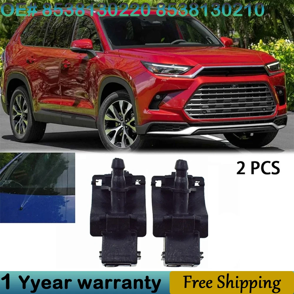 

Car Windshield Washer Nozzle 8538130220 For Toyota Tacoma RAV4 Highlander 2014-2024 For Lexus ES250 RX350 RC 300 350 UX250 IS250
