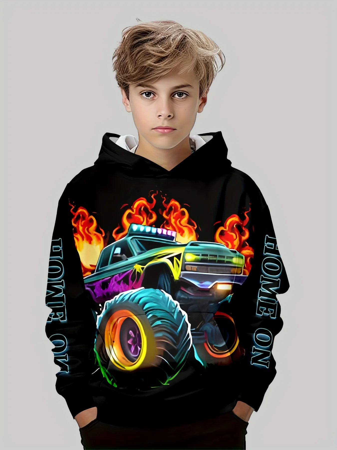 

Kids Clothes Hoodies Sport Boys CarKids Spring Fall Clothes Casual Boys Clothing Pullover Fashion Children's 3D Print Clothing