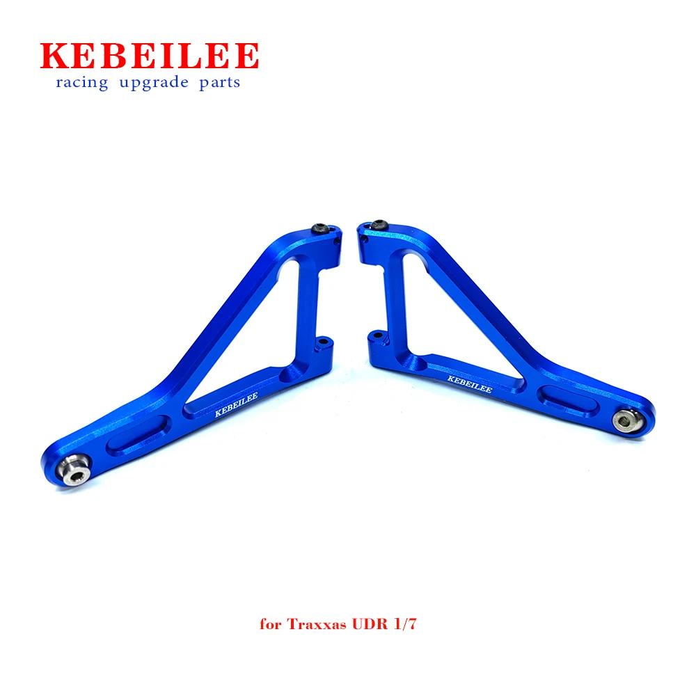 KEBEILEE-brazos superiores de suspensión CNC, aluminio #7075, L & R para TRAXXAS UDR 1:7