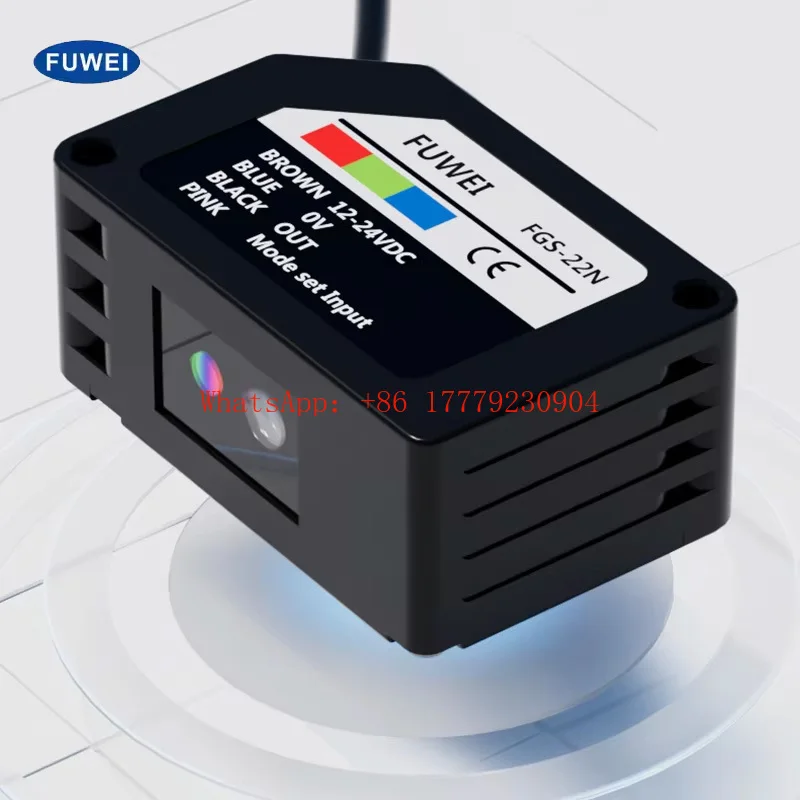 

FGS-22 Optical Sensor 18-28mm Detection Distance Color Sensor for Label Identification Calibrating and Positioning