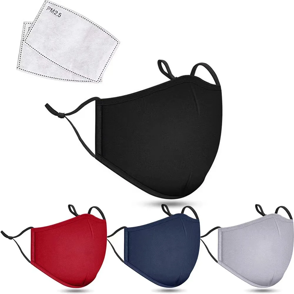 PM2.5 Dust Mask Washable Reusable Anti Pollution Face Respirator Breathing Valve for Cycling Running Outdoor Travel Protection