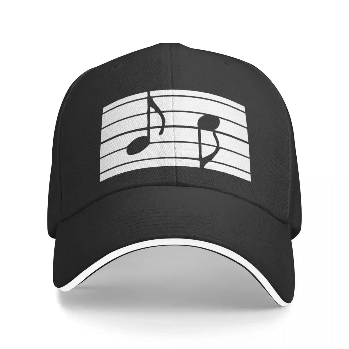 Music Sheet Baseball Cap black Golf Wear Male Women's