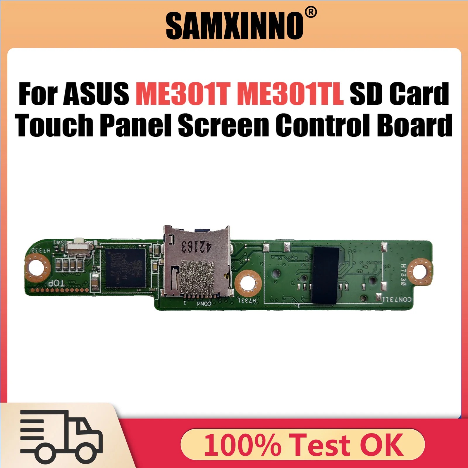 

For ASUS ME301T ME301TL K001 Micro SD Card Touch Panel Screen Control Board ME301TL_IO_SIS Tests OK Fast Ship