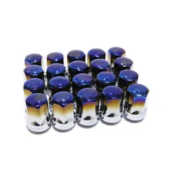 M12x1.5/1.25 Length 20PCS/set JDM Car Racing Wheel Lug Nuts Wheel Anti-theft Screws Aluminium Alloy Wheel Hub Nuts