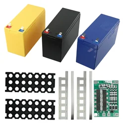 12v 7ah Batterie fach halter Zubehör leere Box für Batterie halter Nickelst reifen Board DIY Batterie pack Behälter