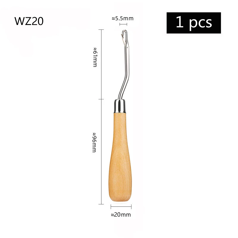 Wig Crochet Needles Set 1/3/9pcs Dreadlock Crochet Hook Hair Weave Needle Carpets Making Repair Tool Hooks Needle Braid Craft