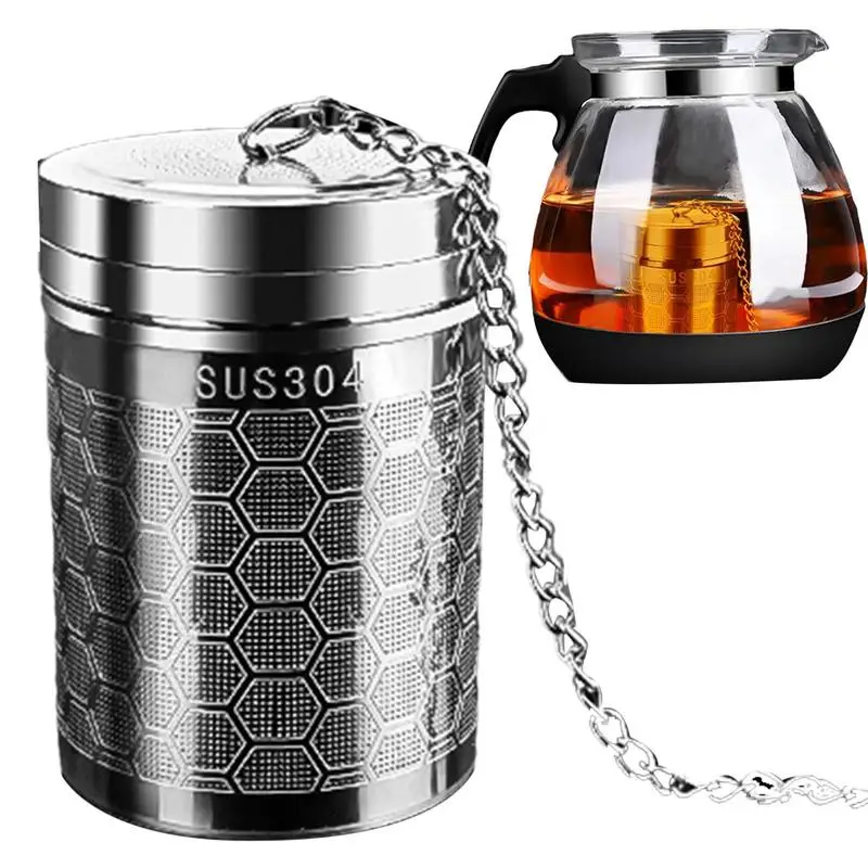 Loose Leaf Tea Steeper Loose Leaf Teas Strainer Stainless Steel Tea Bag Holder Reusable Tea Seeper Ball Holder Bags Brewer