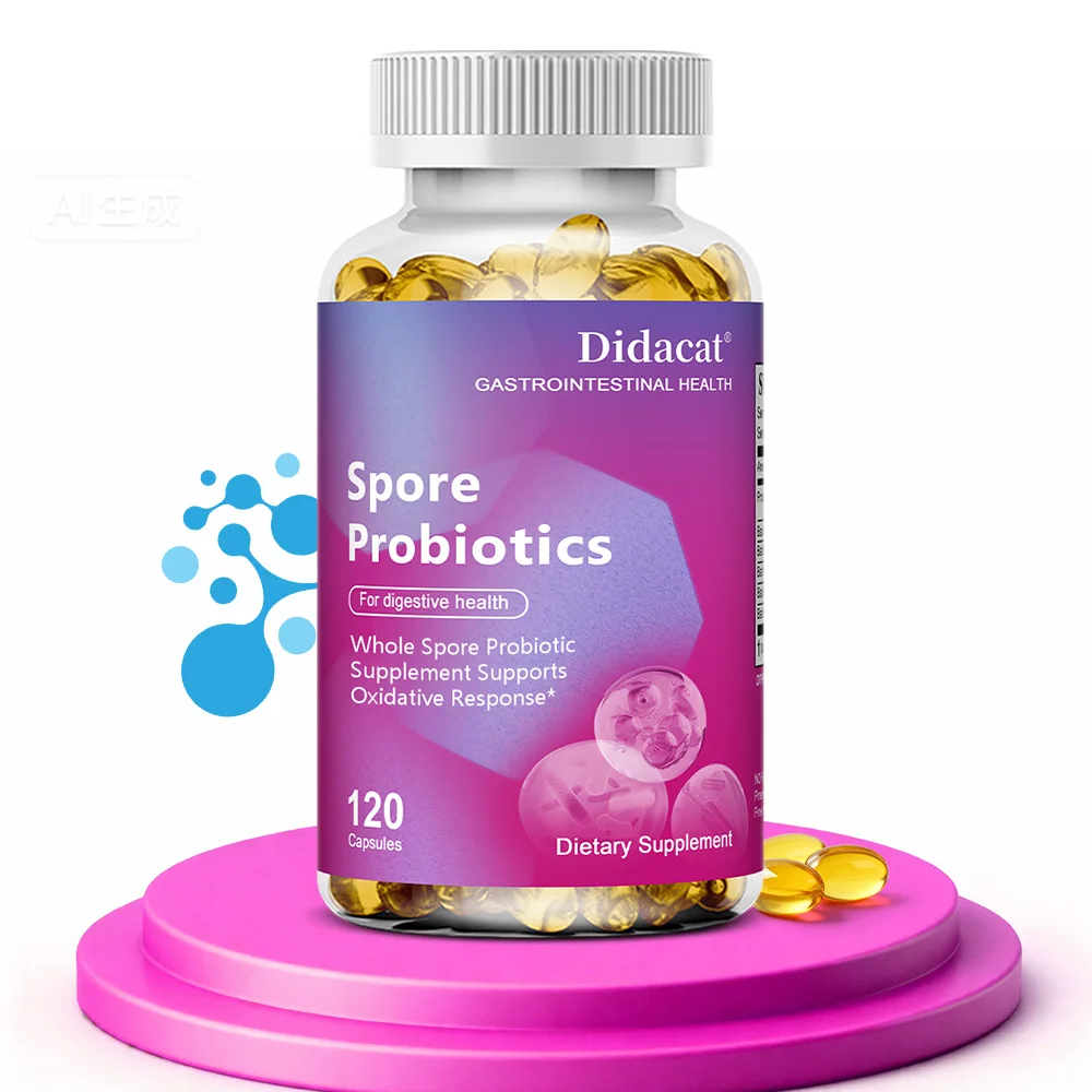 Spore Probiotic Capsules for Digestive Support & Gut Health | Soy-Free, Dairy-Free, Gluten-Free