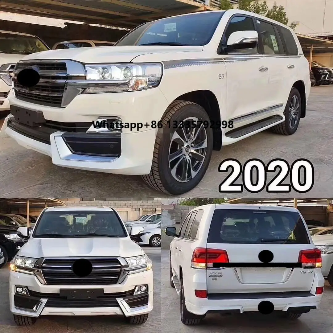 

2008-2021 High Quality LC200 Body Kit Upgrade 2022 LC300 Plastic Headlights Taillights Fender Hood Front Rear Fog Light New