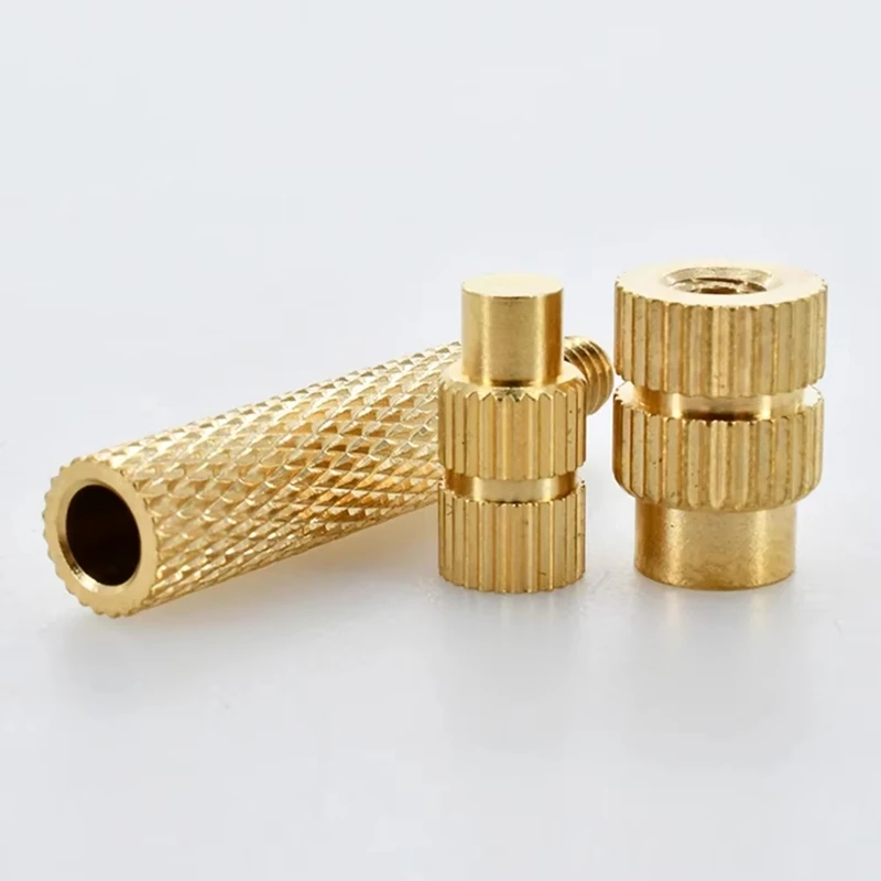 MAKE-Heat Set Insert Tool M2-M8 Hot Melt Brass Knurled Nut Embedded Insertion Tip Press Adapter TS100/TS101 Soldering Iron