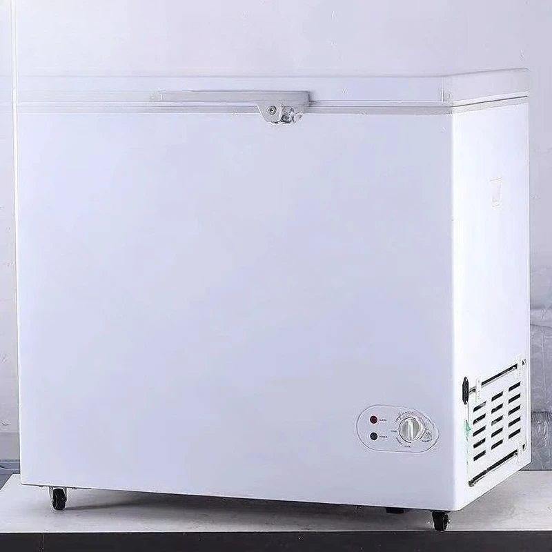 208L DC Solar Chest Freezer (12V/24V) Top-Open Single-Door Refrigerator 1 Year Warranty for Home Commercial Use Featuring PLC - view 2