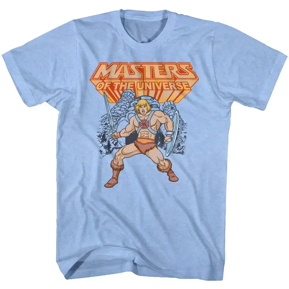 Masters of the Universe He-Man Castle Grayskull Men's T Shirt Prince Adam Sword