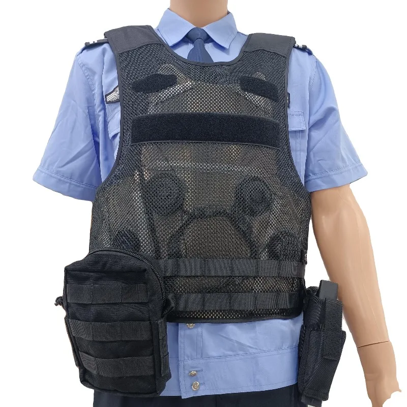 

Intelligent temperature-controlled stab-proof vest Universal self-defense with durable polymer composite sheet