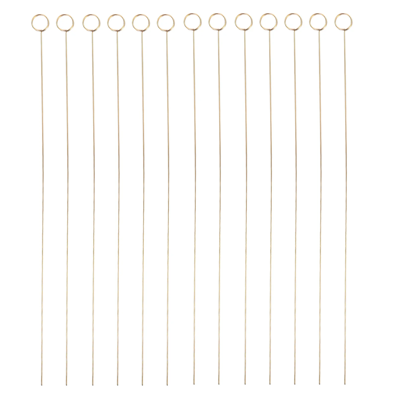 

50pcs Metal Cards Holder for Flower Arrangements Wedding Decorations Reusable Desk Accessories Clay Cake Supplies