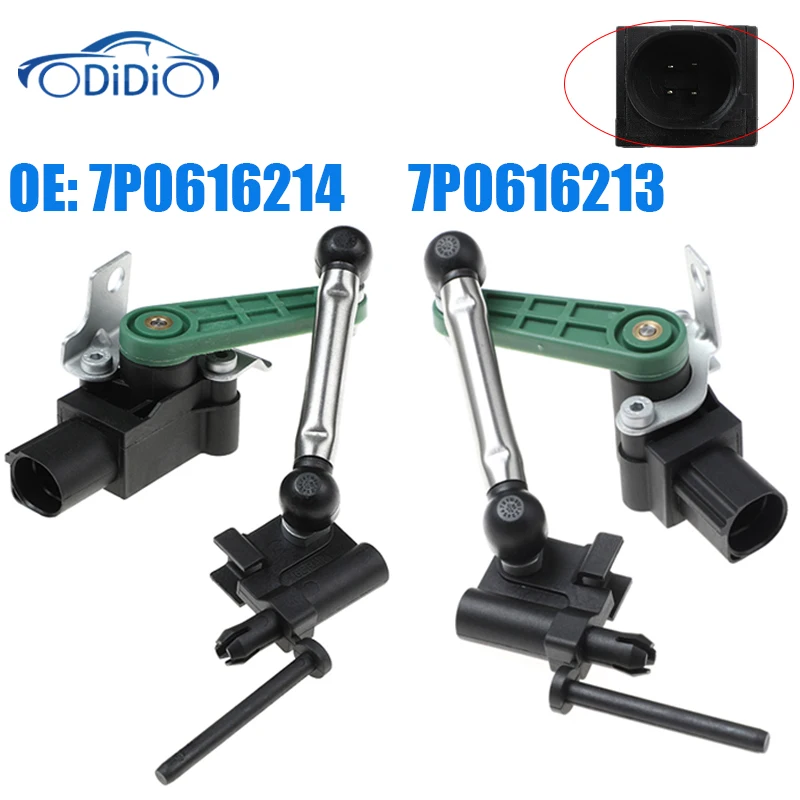 7P0616214 7P0616213 Trước Bên Phải Và Trái Chiều Cao Cấp Độ Cảm Biến Cho Xe Audi Cho VW Touareg V6 V8 95834107600 95834107500 7P0616213