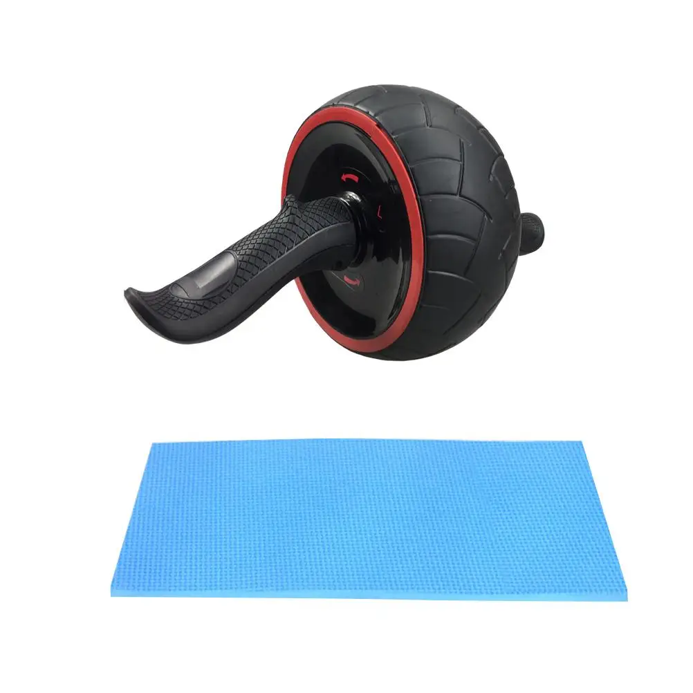 

Rubber AB Wheel Roller Thick Knee Mat Fitness Device Abdominal Exercise Trainer Core Tool Sports Accessories