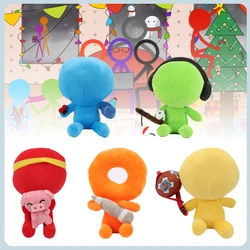 20cm/7.87in Kawaii Youtooz peluche gioco Cartoon bambola di pezza carino Alan Becker Plushie giocattolo regalo di compleanno giocattoli per bambini decorazione della stanza