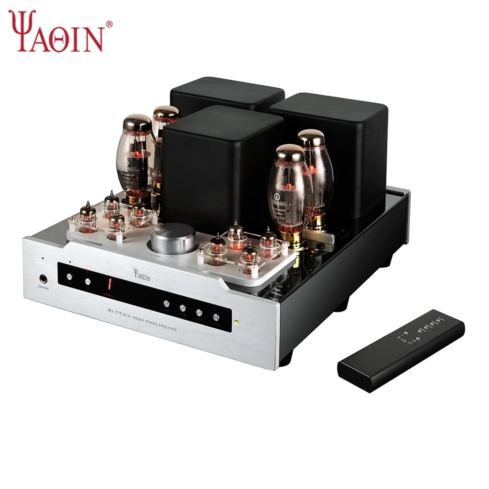 

YAQIN MS-77T Bladder Machine 40W*2 7027B/EL34 Vacuum Tube Amplifier Combined Fever HiFi High Fidelity Factory Direct Sales