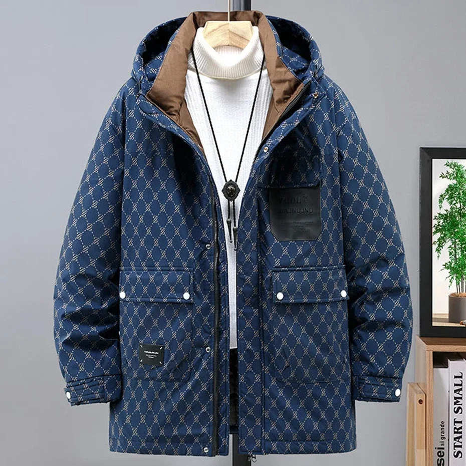 

DIANRUO зимние непромокаемые парки толстые куртки пальто 11XL плюс размер модные повседневные парки-карго мужское зимнее пальто пальто мужское