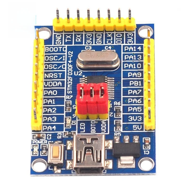 STM32F030F4P6 Minimal System Core Board, TTL Serial Port Download, MCU Learning Development Board