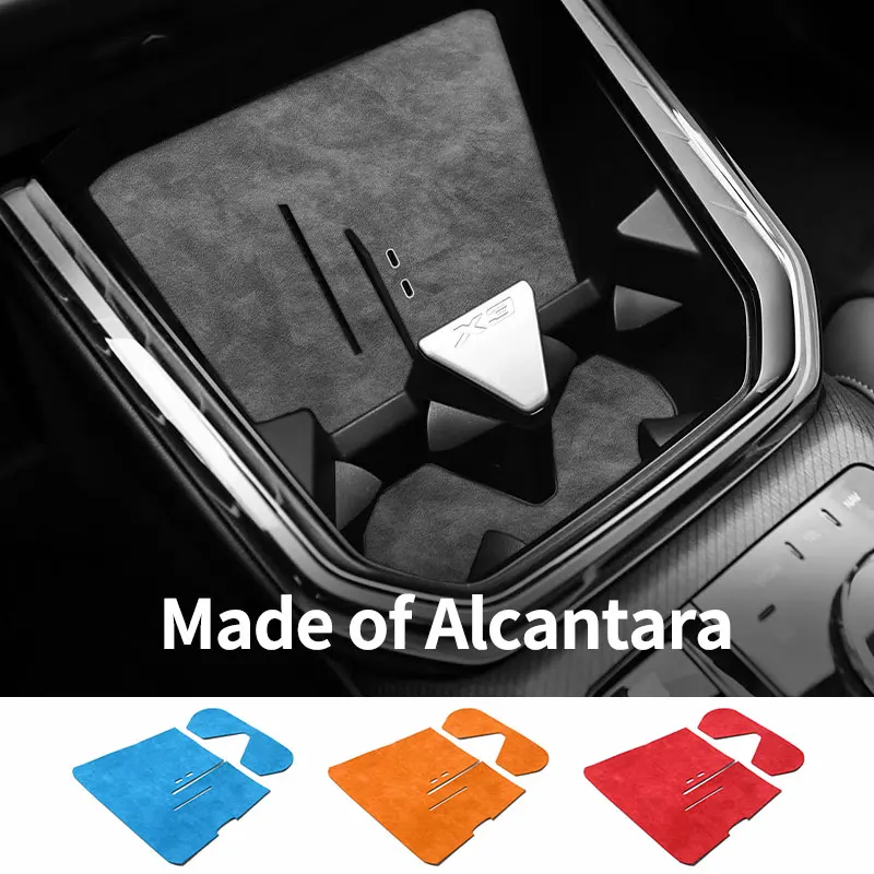 

For BMW X3 G48 G45 (2025-) Console Cup Holder Wirless Charging Pad Protection Cover Trim Stickers Car Interior Tuning Accessory