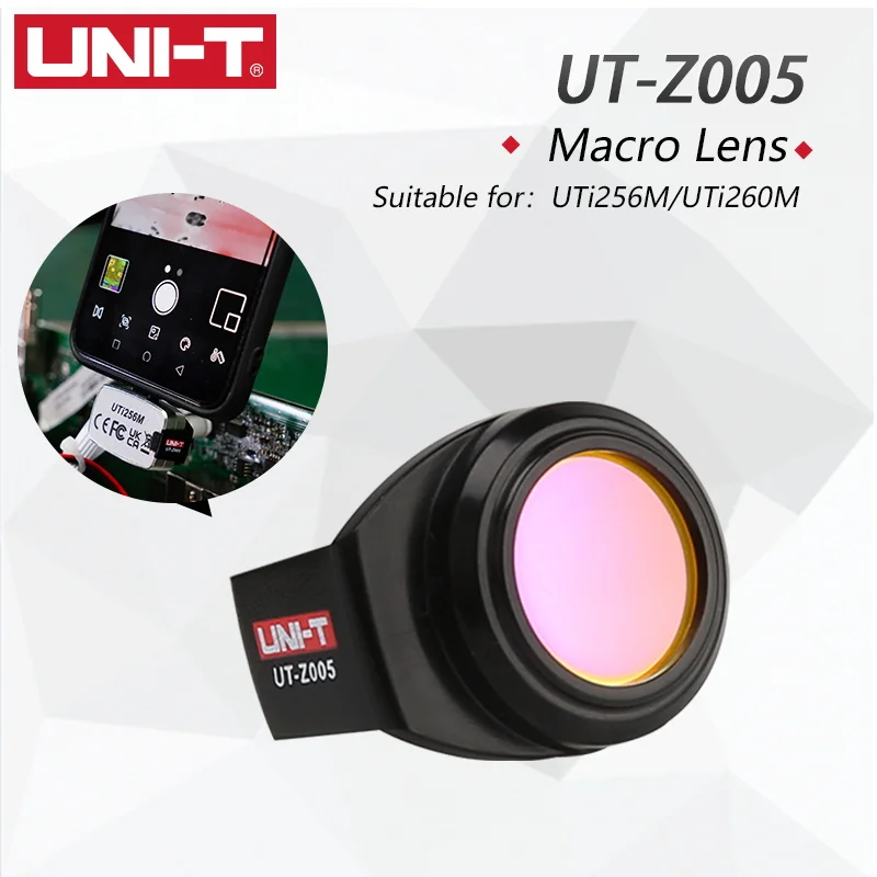 UNI-T Thermal Camera Macro Lens UT-Z005 High Precision Thermal Imager Lens For UTI256M UTI260M