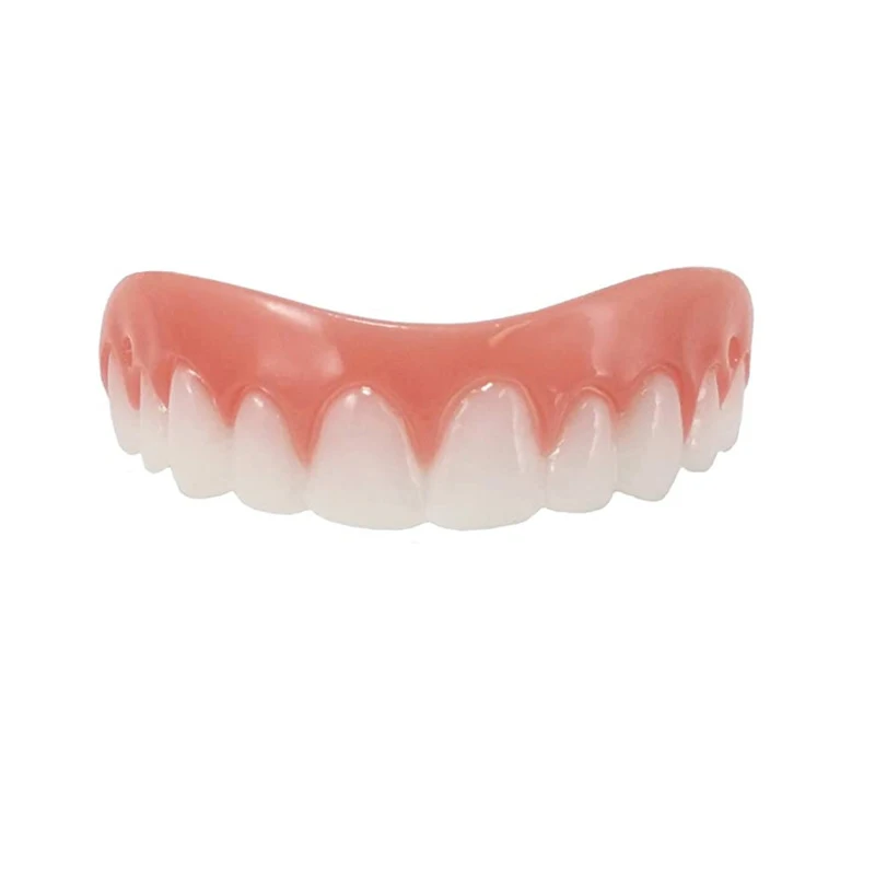 Temporary Silicone Denture Instant Smile Artificial Teeth Veneers Comfortable Oral Whitening Braces Sticks Dental Repair Cover