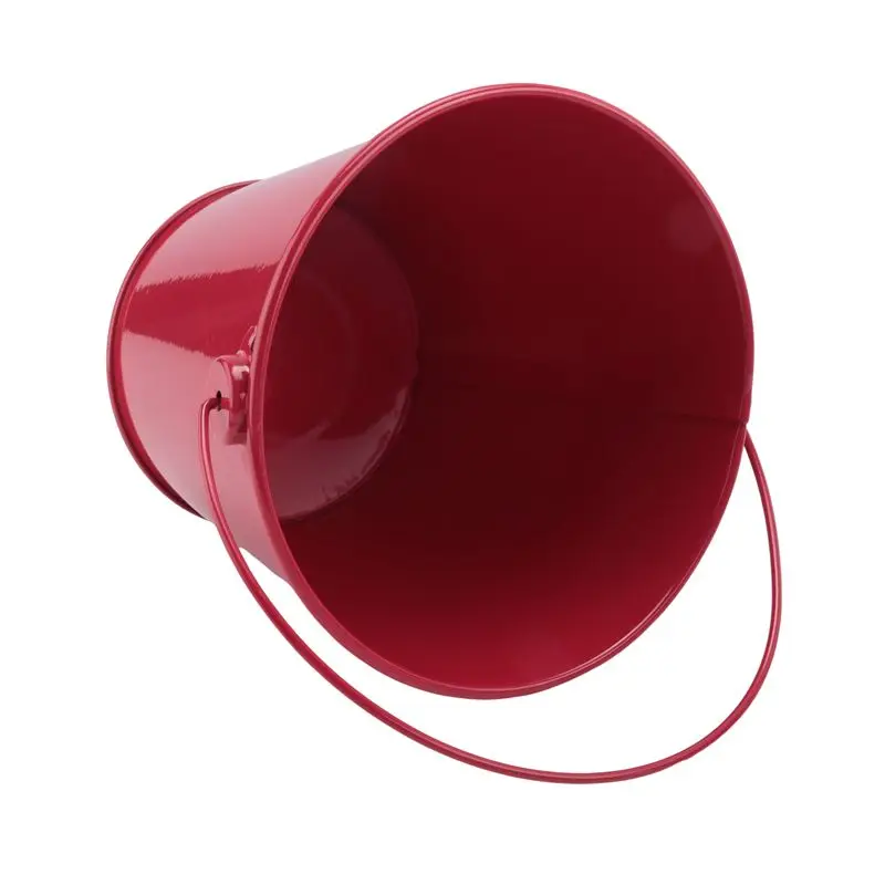 

AA94-Small Metal Buckets With Handle 6 Pcs - 20 Fl Oz Capacity For Party Décor, Organizing & Decorating Playrooms Easy To Use